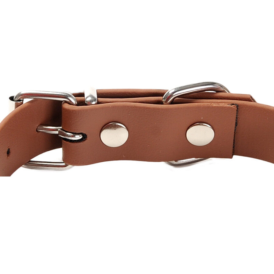 Gotoo Collar Biothane marr&oacute;n para perros, , large indicador imagen numero 7