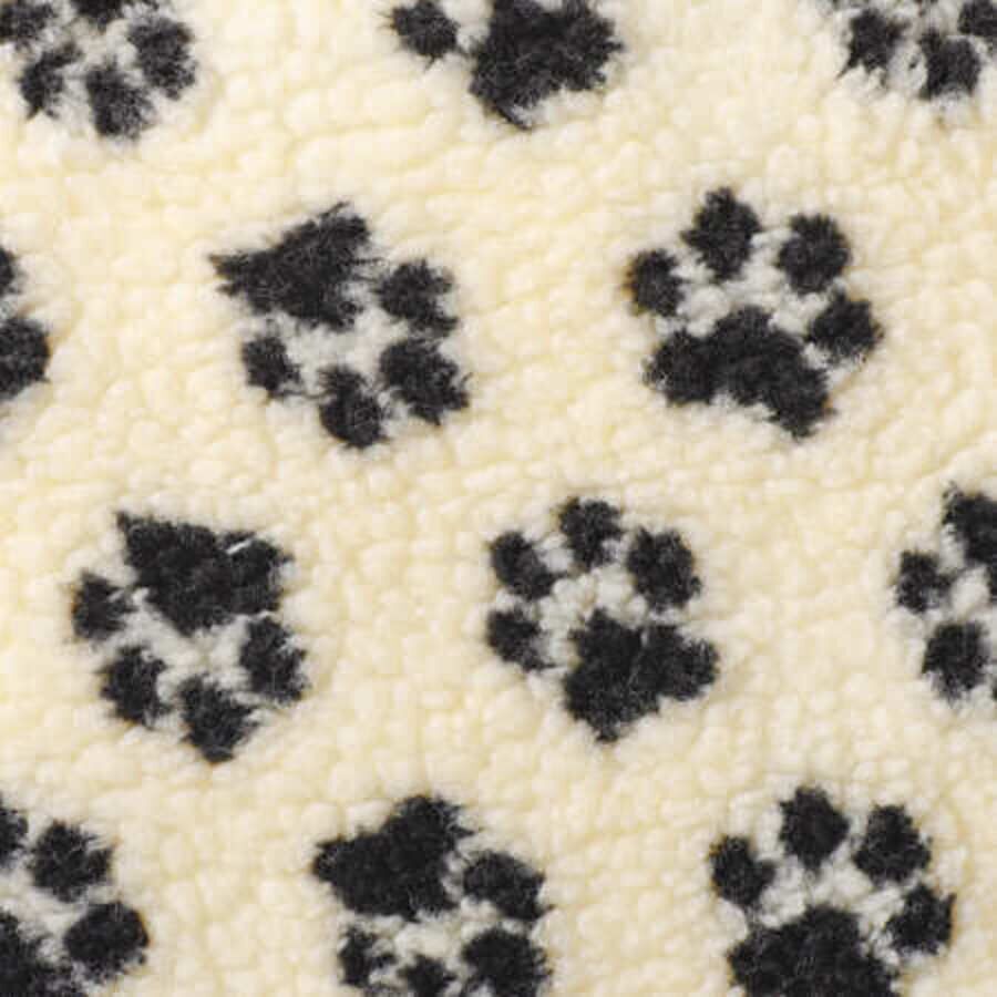Leeby Manta de Lana con Estampado de Huellas para perros, , large Imagen numero 6