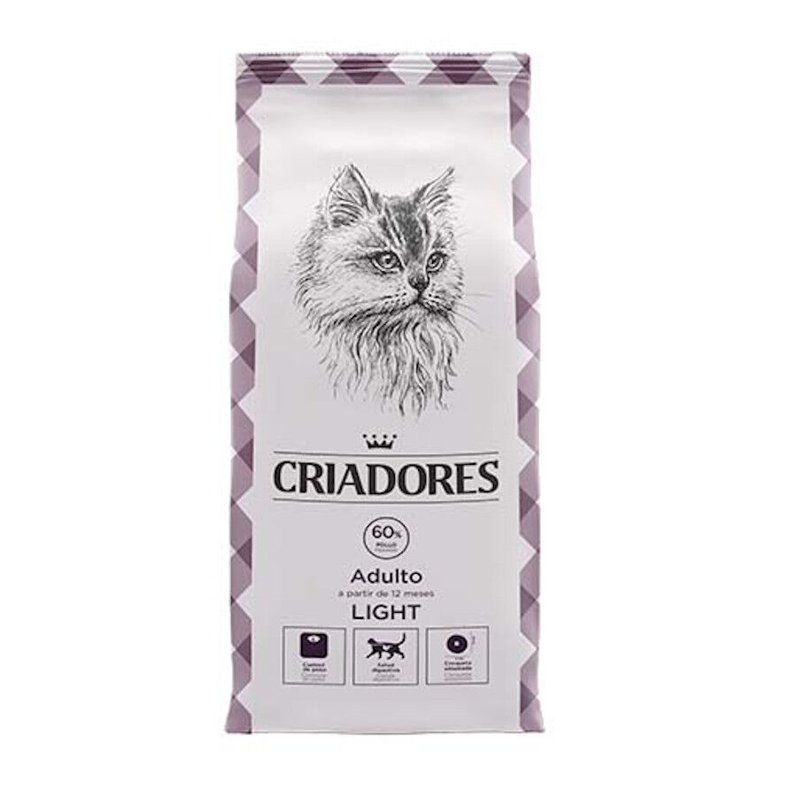 Criadores Light pienso para gatos con pollo Imagen numero 1