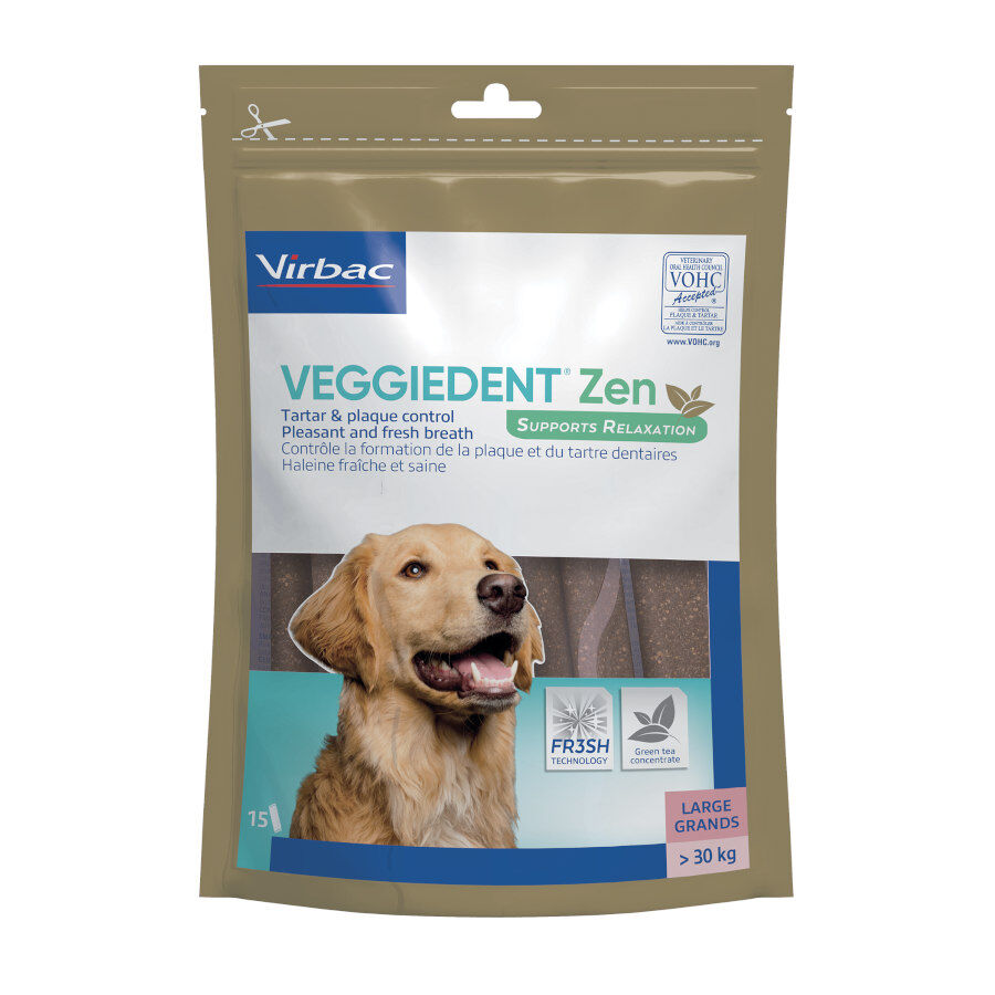 15 barritas Virbac L&aacute;minas Veggiedent Zen L para perros, , large Imagen numero 2