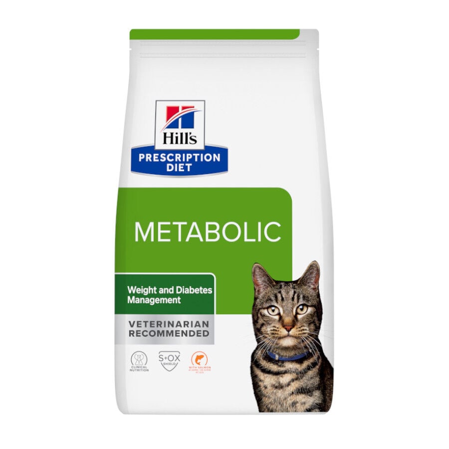 8 kg Hill's Prescription Diet Metabolic Salm&oacute;n pienso para gatos, , large indicador imagen numero 1