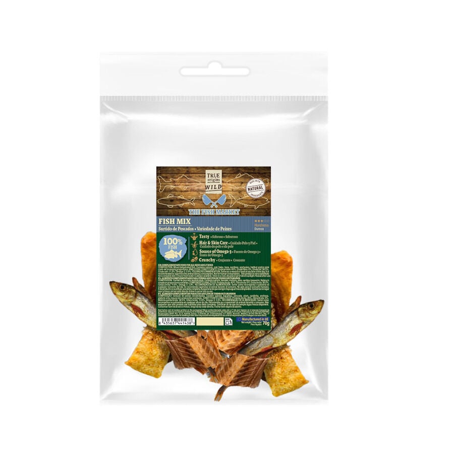 70 g. True Origins Surtido Pescados Snack para perros, , large Imagen numero 2