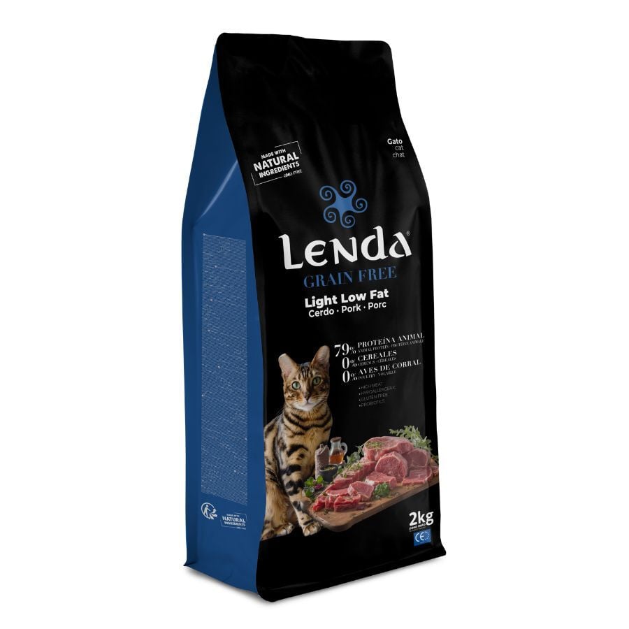 5 Kg Lenda Grain Free Light Conejo y Cerdo pienso para gatos, , large indicador imagen numero 1