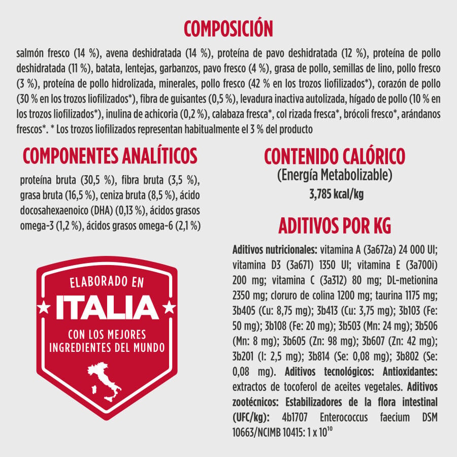 4.5 kg Nulo Raw Medley Salm&oacute;n Avena y Pavo Pienso para cachorros, , large Imagen numero 2