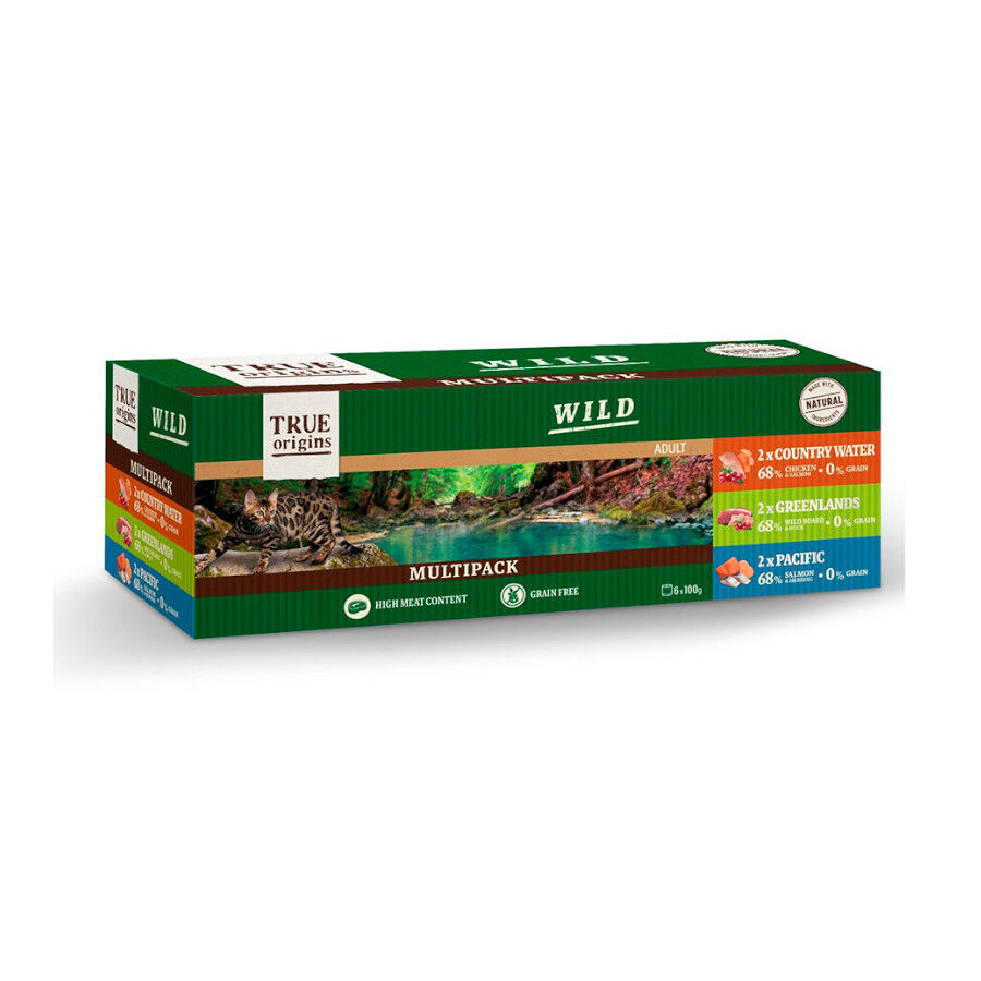 6 latas x 100 g True Origins Wild lata para gatos, , large Imagen numero 1