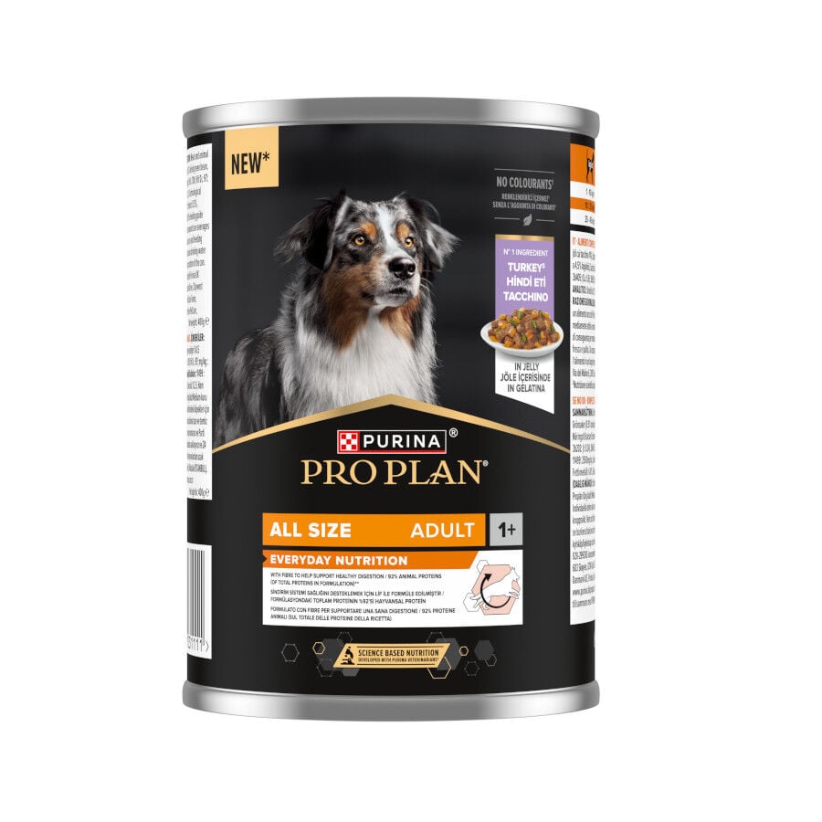 400 g Purina Pro Plan Lata en Gelatina Pavo para perros, , large Imagen numero 1