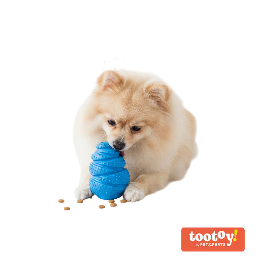 Tootoy! Portagolosinas de Goma Azul o Naranja para perros