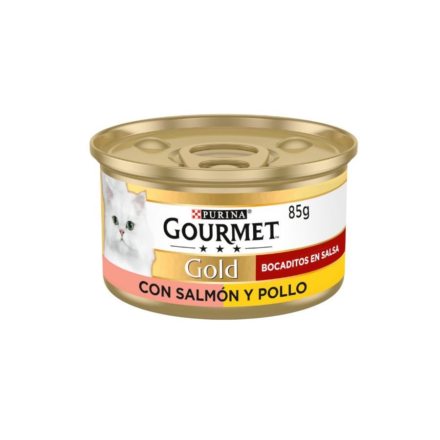 Gourmet Gold Bocaditos Salm&oacute;n y Pollo para gatos