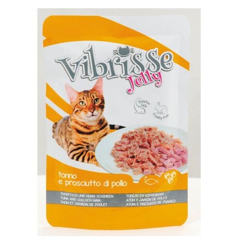 Vibrisse Jelly at&uacute;n con jam&oacute;n de pollo en gelatina Imagen numero 1