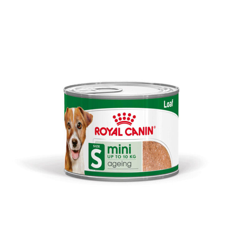 195 g Royal Canin Mini 8+ Ageing lata para perros&nbsp;senior, , large indicador imagen numero 1