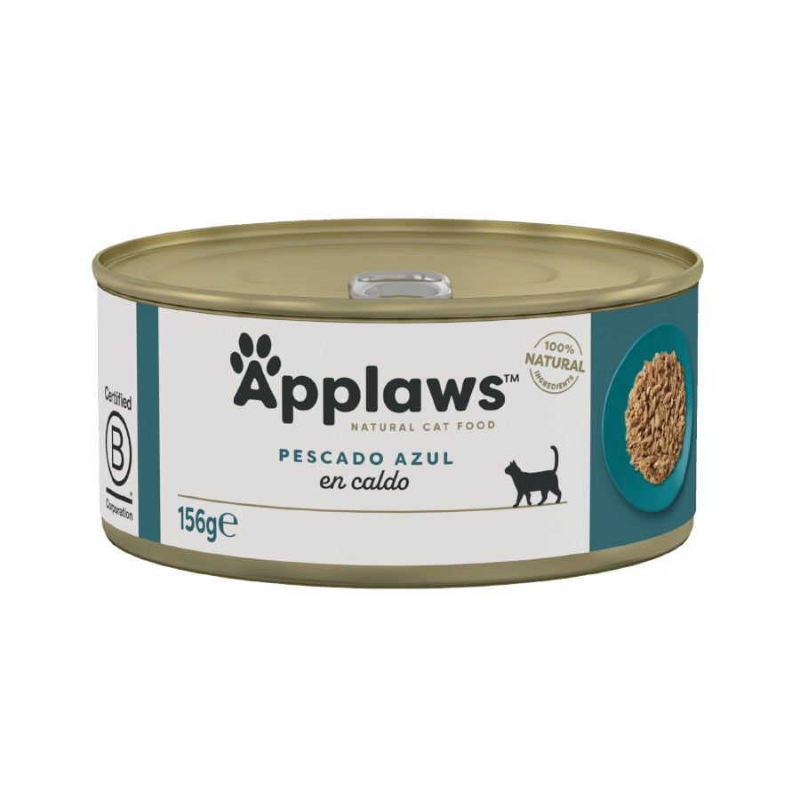 156 g Applaws Pescado Azul lata para gatos, , large Imagen numero 1