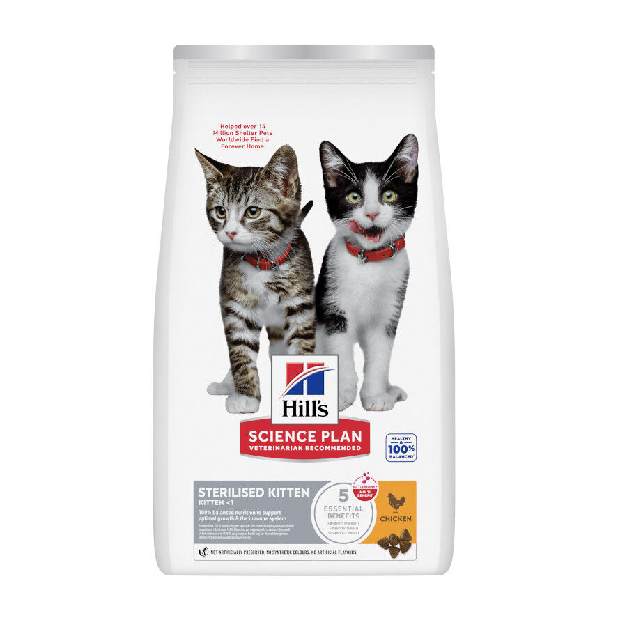 3 kg Hill's Science Plan Sterilised Kitten Pollo pienso para gatos, , large Imagen numero 1