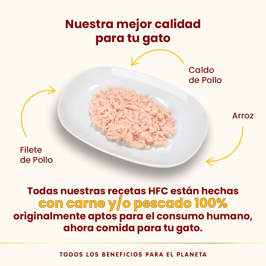 50 g Almo Nature HFC Sterilised Filete de Pollo sobre para gatos, , large indicador imagen numero 3