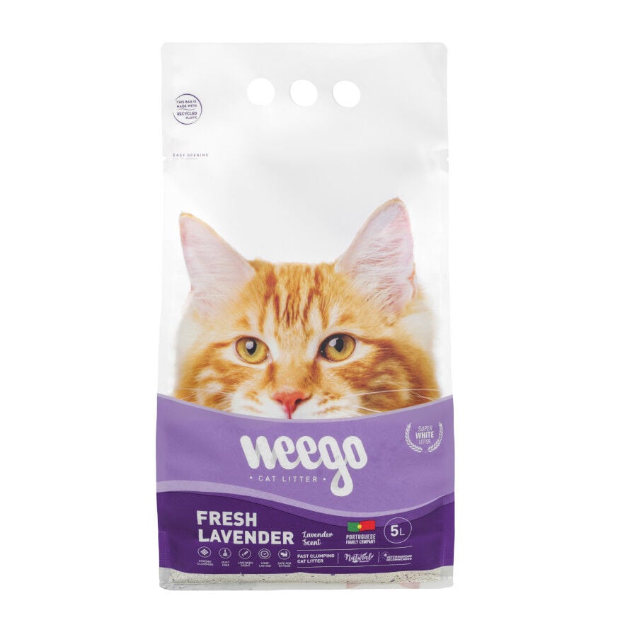 Weego Fresh Lavender Arena Aglomerante para gatos, , large indicador imagen numero 1