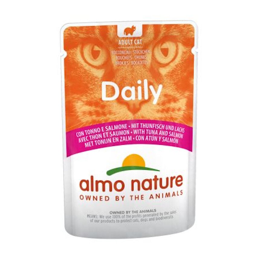 Almo Nature Adult Daily At&uacute;n y Salm&oacute;n para gatos