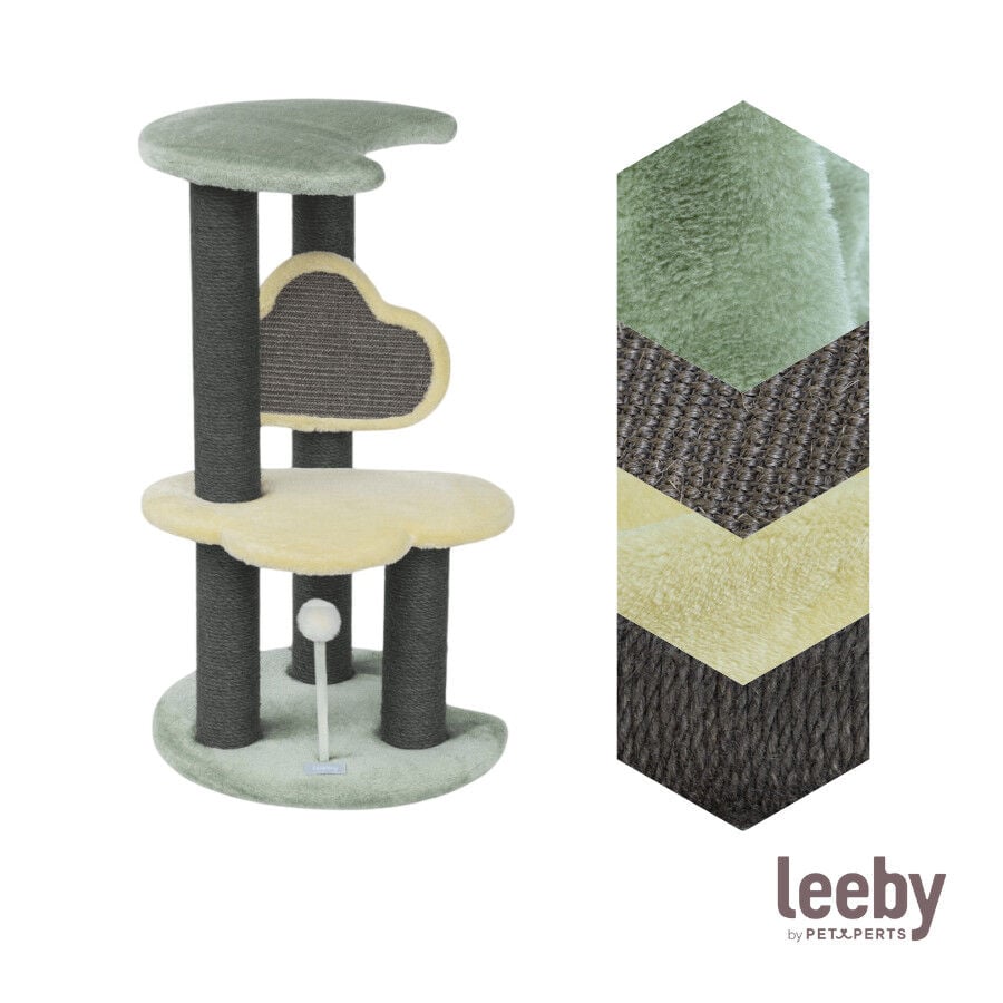 Leeby Karlo torre rascador con juguete para gatitos, , large indicador imagen numero 5
