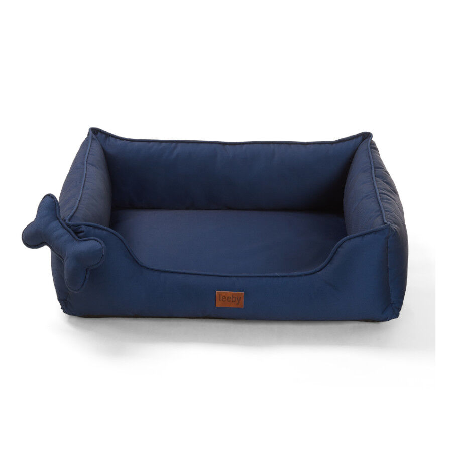 Leeby cama viscoel&aacute;stica azul para perros, , large Imagen numero 1