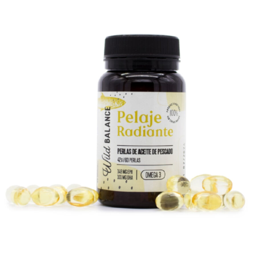 60 c&aacute;psulas de 0.7 g Wild Balance Pelaje Radiante Comprimidos para perros y gatos, , large indicador imagen numero 1