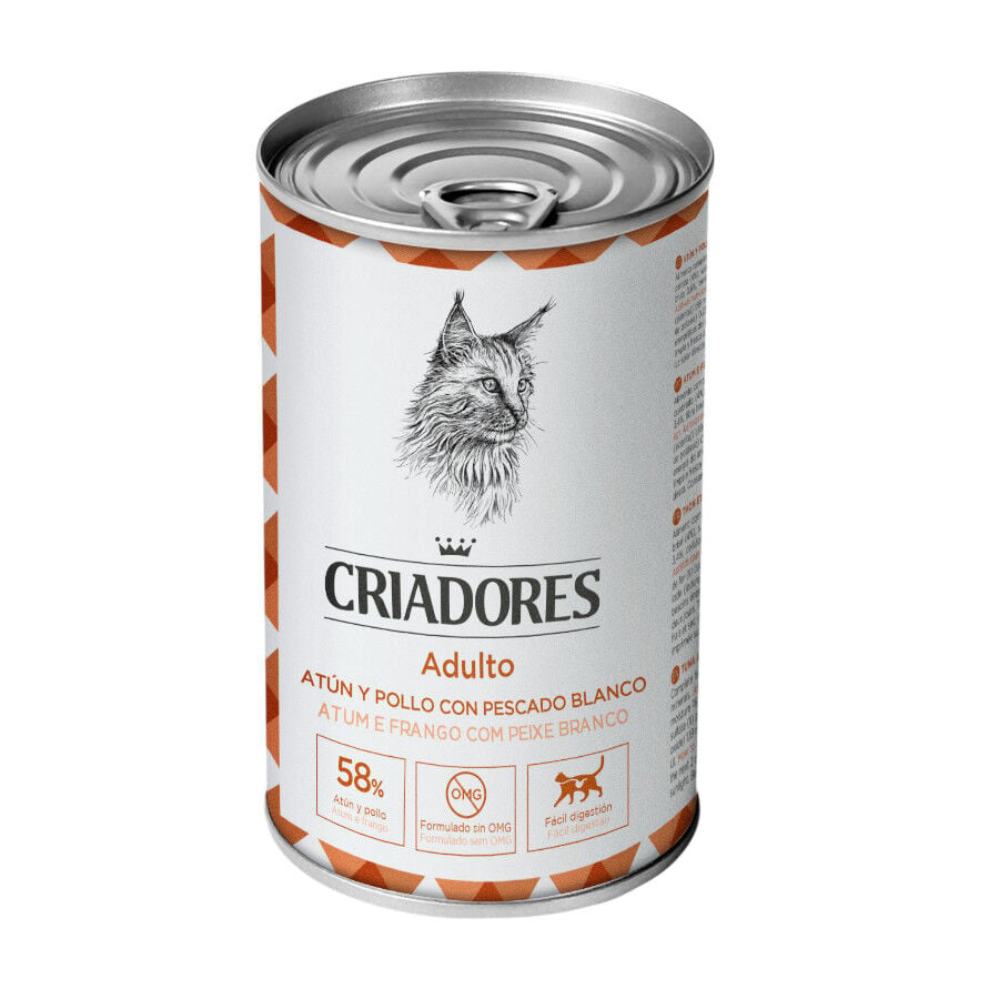 400 g Criadores Adultos At&uacute;n y Pollo lata para gatos, , large Imagen numero 1
