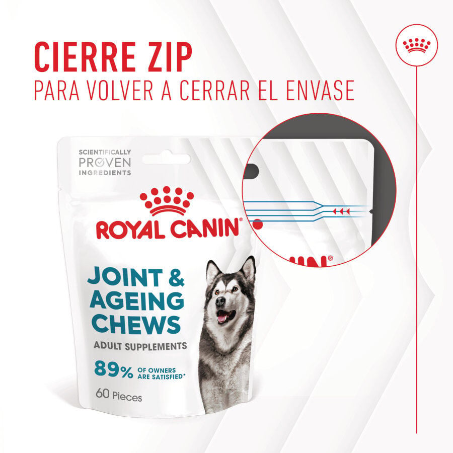 240 g Royal Canin Joint & Ageing Chews Suplemento Nutricional para perros senior, , large indicador imagen numero 3