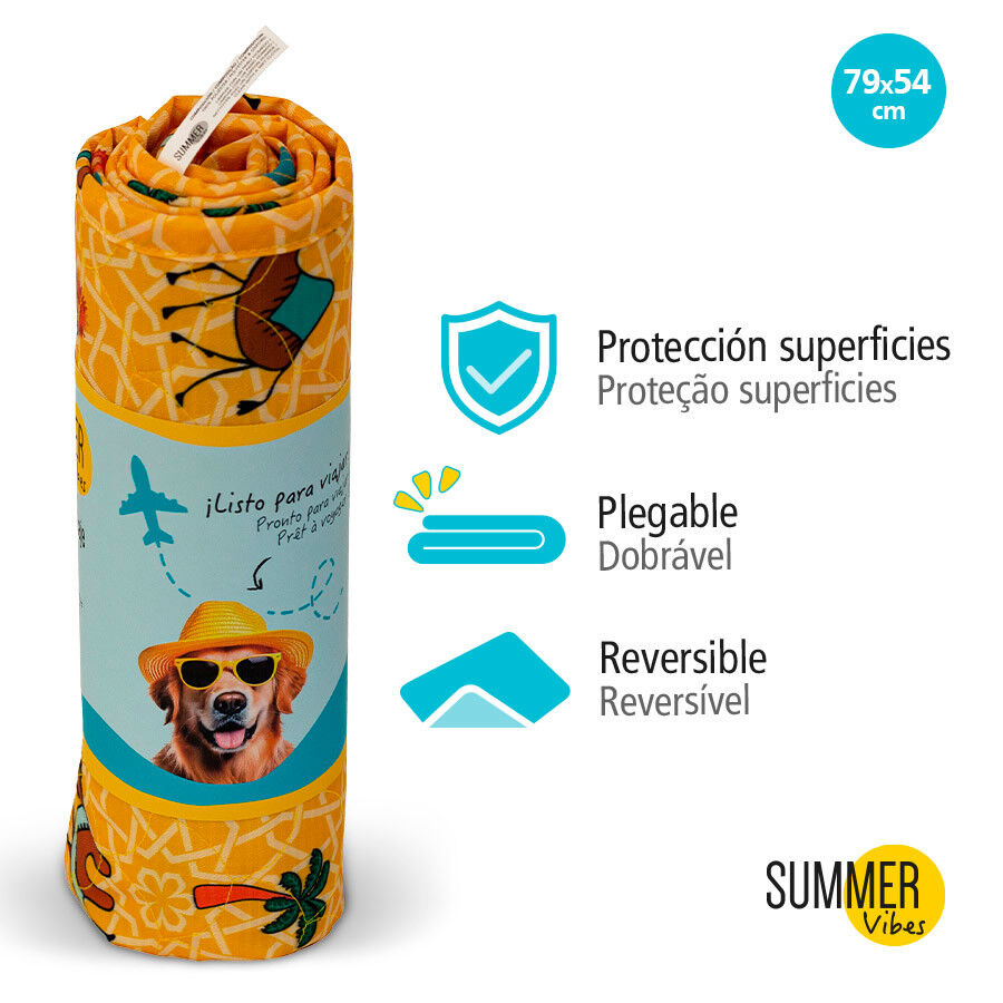 Summer Vibes Camel Colch&oacute;n Refrescante para perros, , large Imagen numero 3