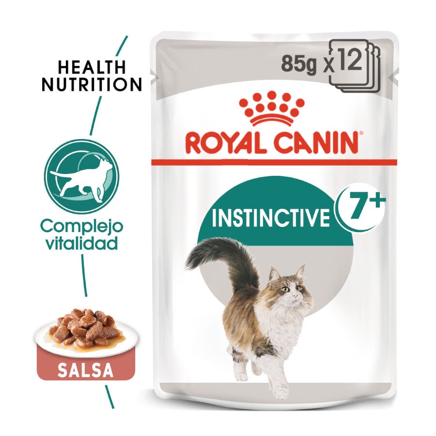 85 g Royal Canin Senior 7+ Instinctive sobres para gatos, , large indicador imagen numero 1