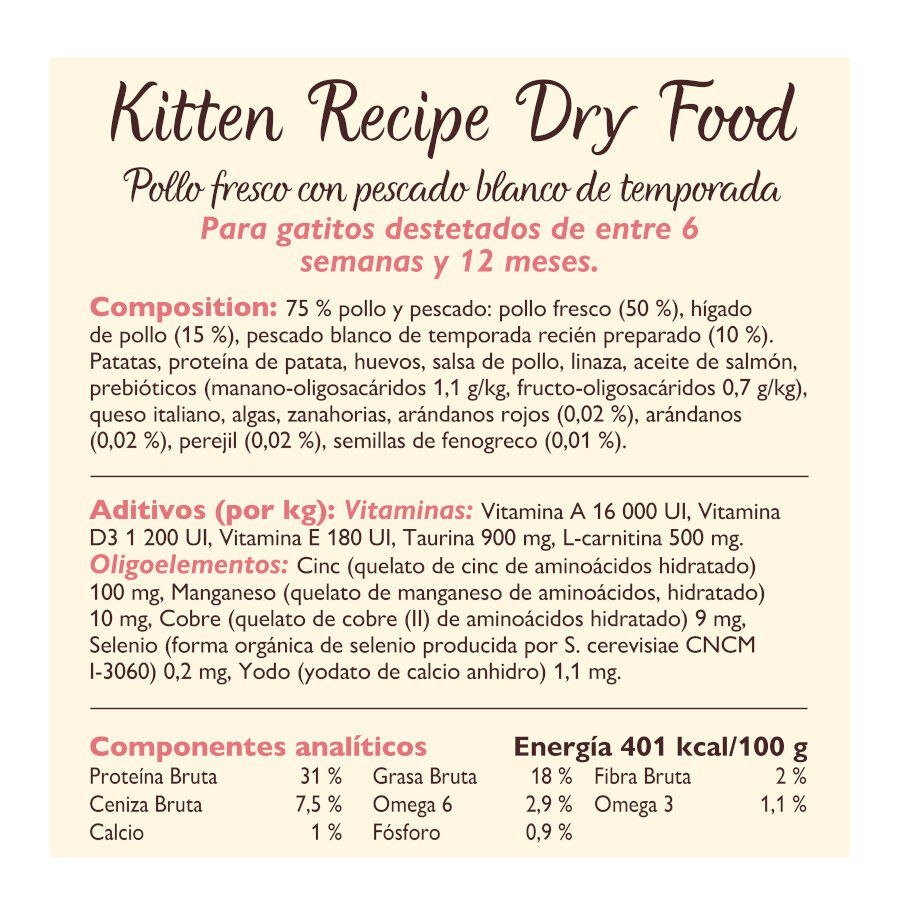 800 g Lily's Kitchen Kitten Pollo pienso para gatos, , large Imagen numero 4