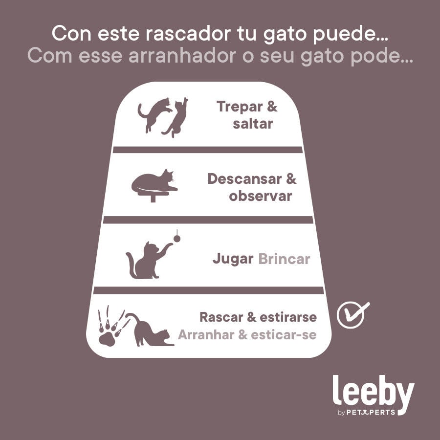 Leeby Wilki rascador de pared para gatos, , large indicador imagen numero 7