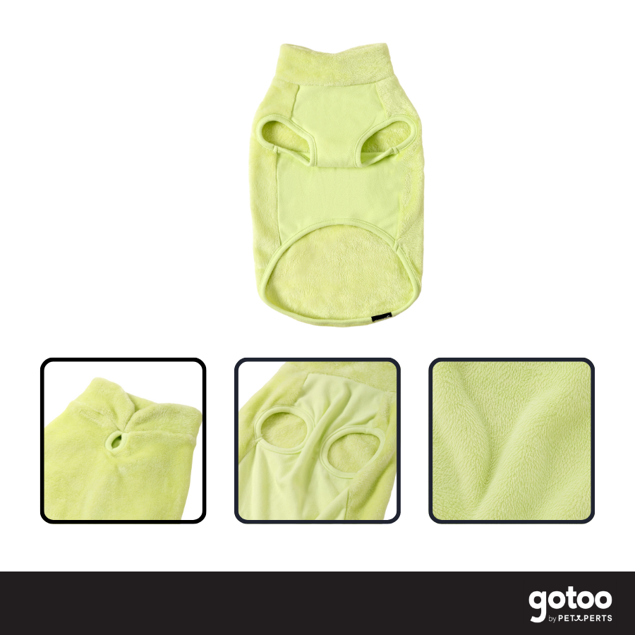 Gotoo Jersey Polar Verde Lima para perros, , large indicador imagen numero 3