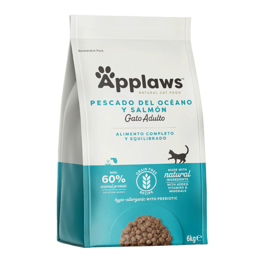6 kg Applaws Adult Grain Free Pescado Azul y Salm&oacute;n pienso para gatos, , large indicador imagen numero 1
