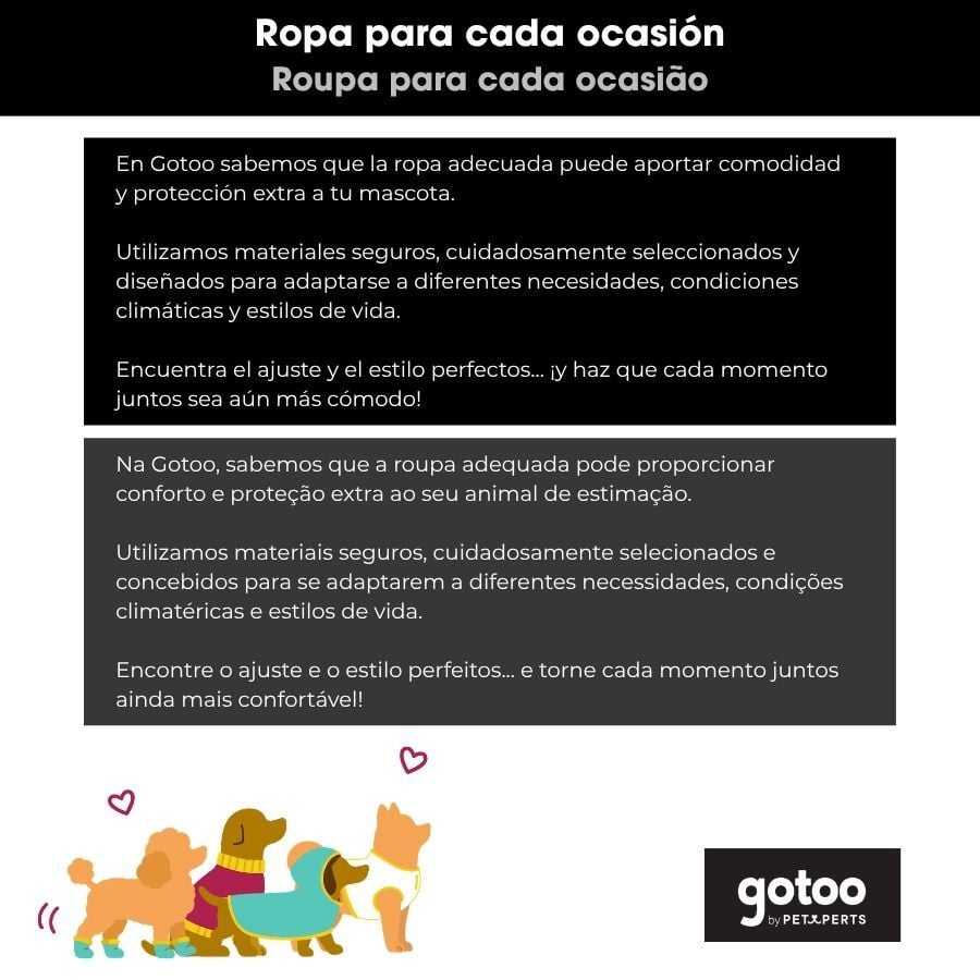 Gotoo Abrigo Impermeable Reflectante Rojo para perros, , large Imagen numero 10