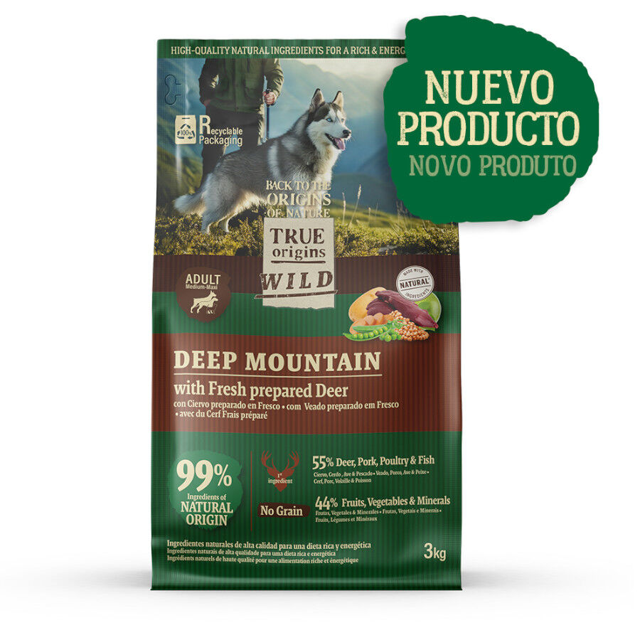 True Origins Wild Deep Mountain Ciervo Pienso para perros, , large indicador imagen numero 2