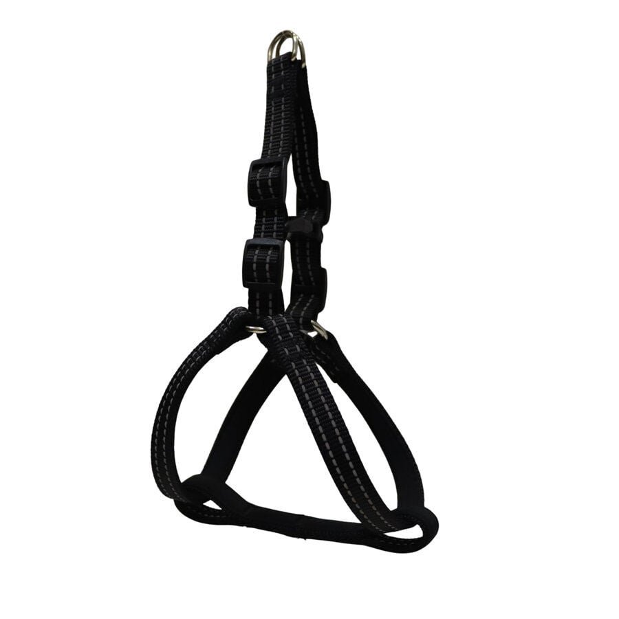 Gotoo Arn&eacute;s reflectante de neopreno negro para perros, , large Imagen numero 1