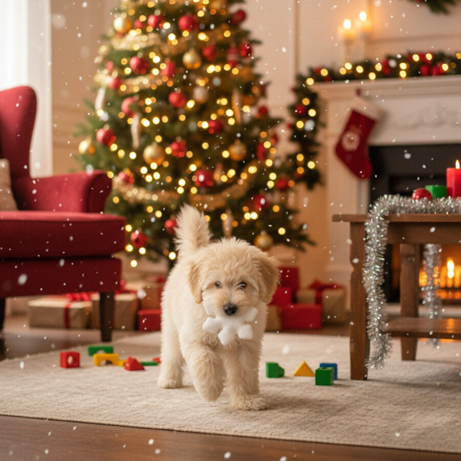 Wonder Christmas Peluche Copo de Nieve Navide&ntilde;o para perros, , large indicador imagen numero 3