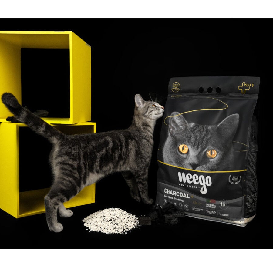 Weego Active Charcoal Plus Arena aglomerante para gatos, , large Imagen numero 4