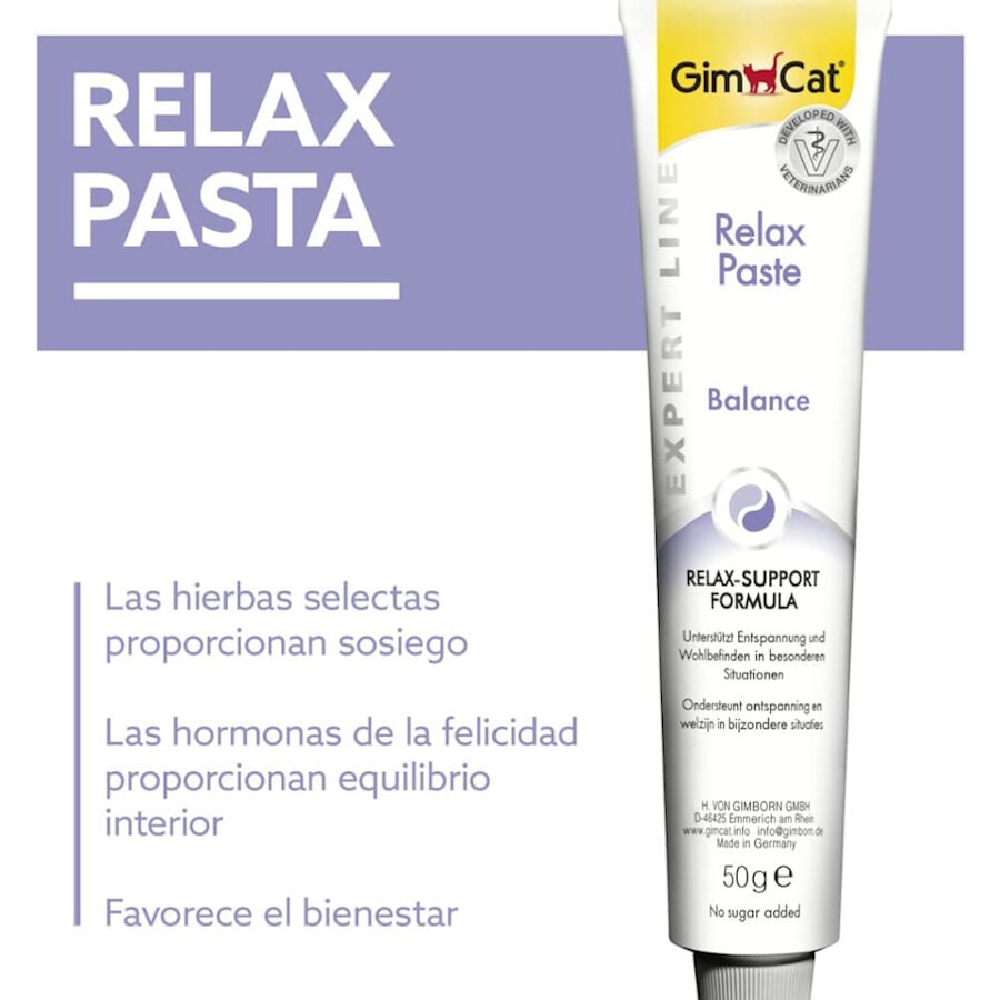 50 g GimCat Relax Pasta Tranquilizante para gatos, , large indicador imagen numero 3