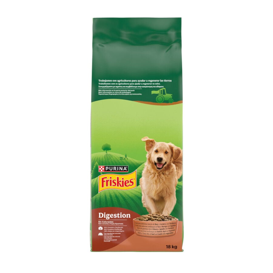 18 kg Friskies Digestion Cordero y Achicoria pienso para perros , , large indicador imagen numero 1