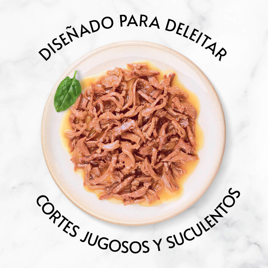 85 g Gourmet Gold Delicias Suculentas Pollo en Salsa lata para gatos, , large indicador imagen numero 3