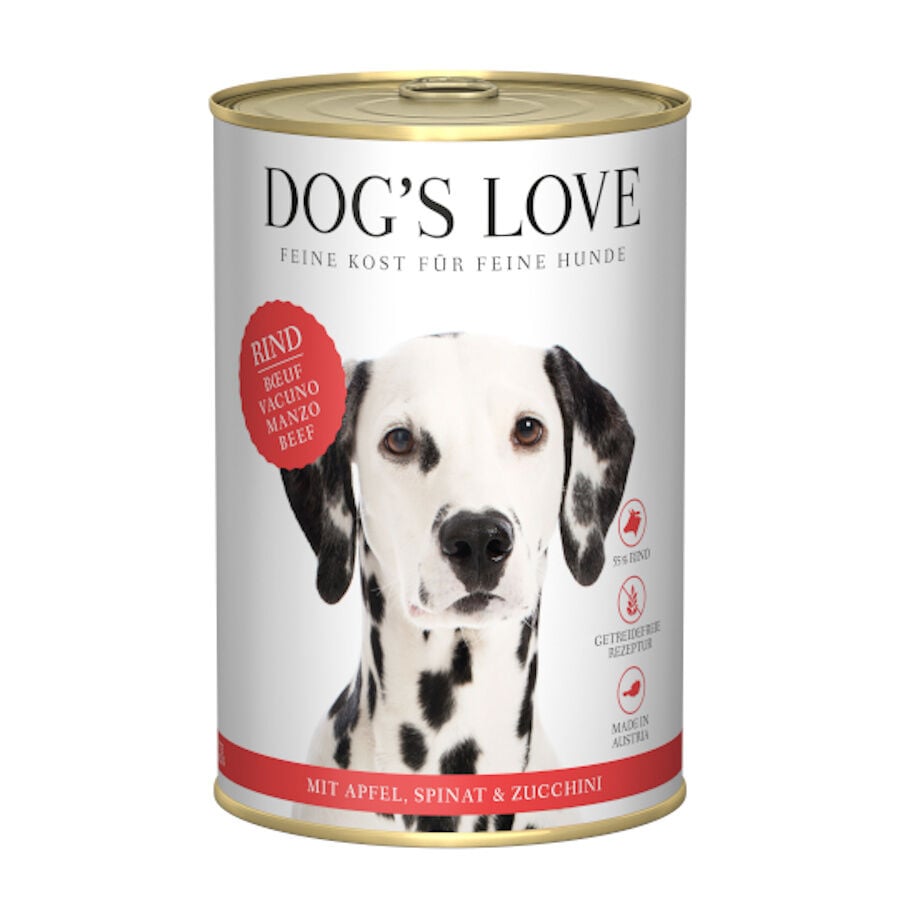400 g Dog's Love Adulto Vacuno lata para perros, , large indicador imagen numero 1