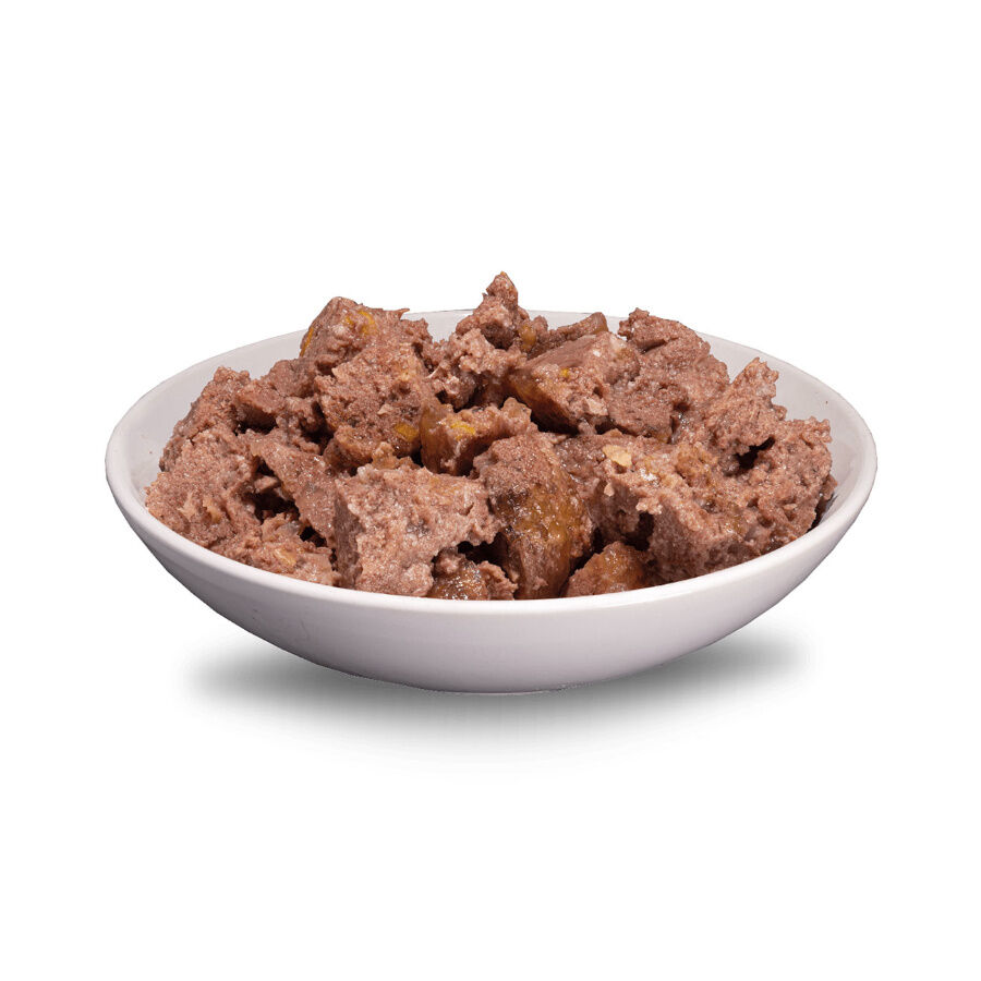 400 g ERA Sybarite Adulto Ternera, Cerdo, Pollo y Jabal&iacute; en Pat&eacute; lata para perros, , large indicador imagen numero 2