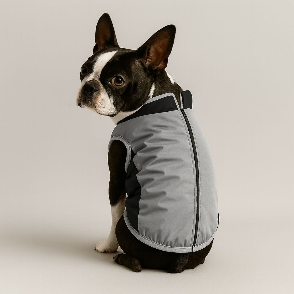 Nayeco Abrigo Reflectantre Gris para perros, , large indicador imagen numero 1