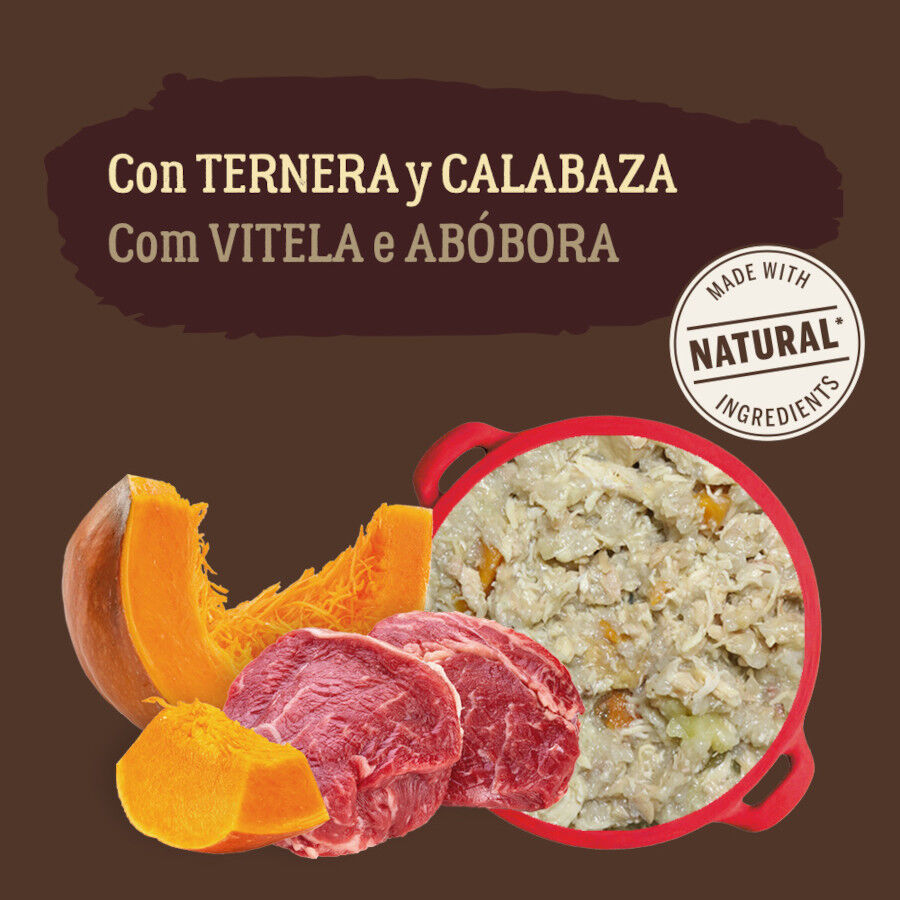 300 g True Origins Pure Adult Gently Coocked Ternera y Calabaza sobre para perros, , large Imagen numero 4