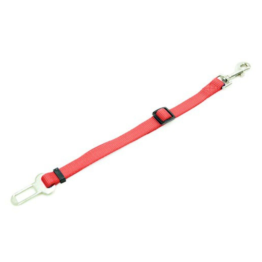 TK-Pet Adaptador de Cintur&oacute;n de seguridad rojo para perros