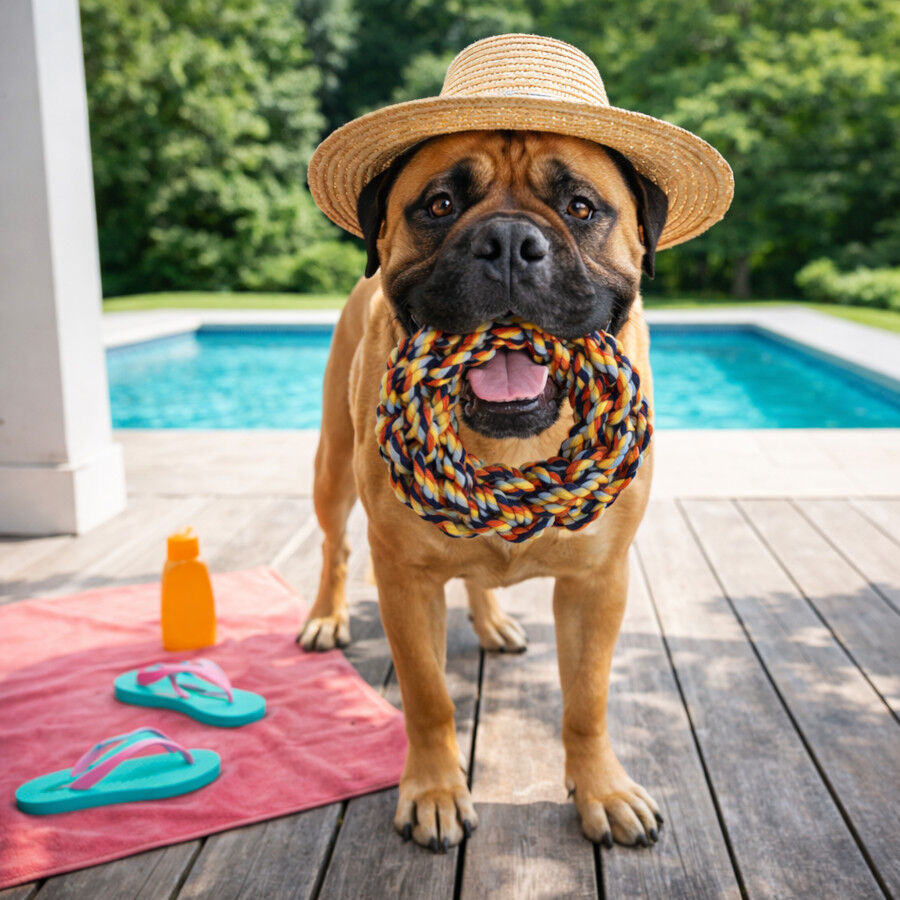 Summer Vibes Mordedor Anillo de Cuerda Juguete para perros, , large indicador imagen numero 1