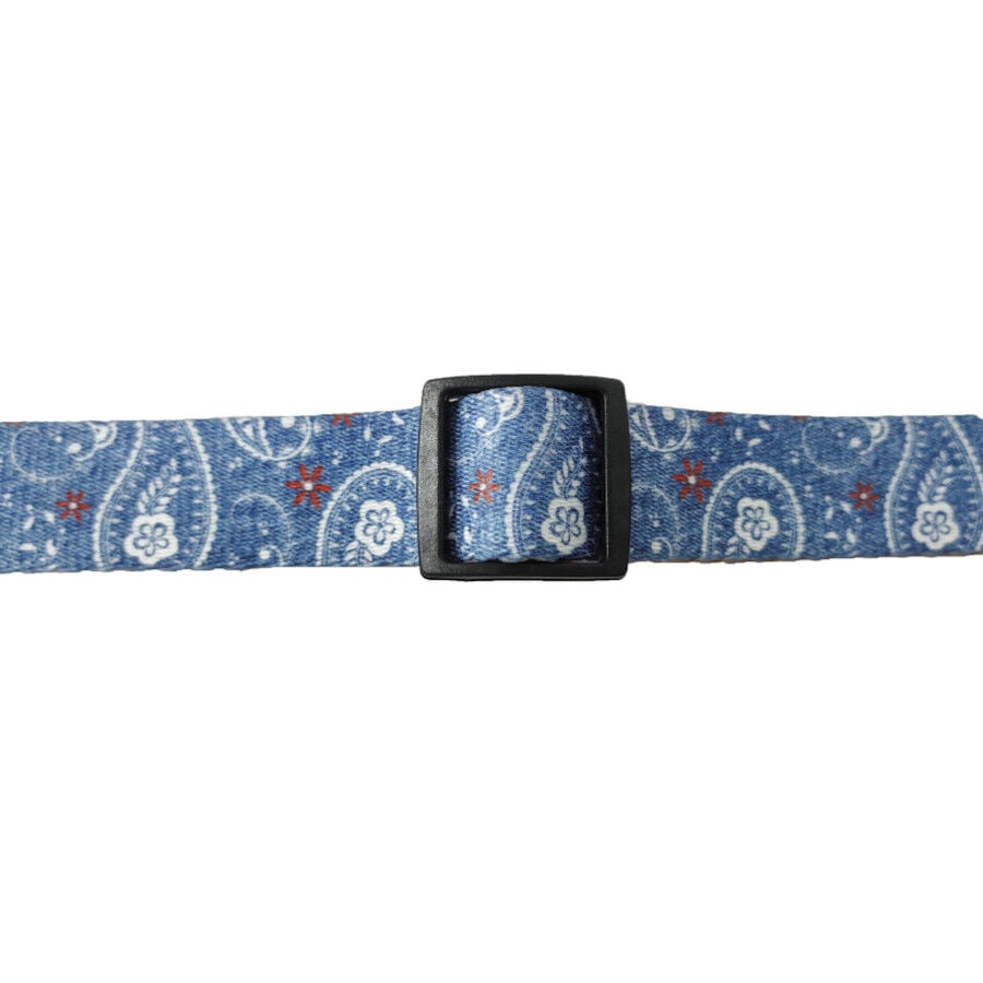 Gotoo Collar estampado cachemira azul para perros, , large indicador imagen numero 4