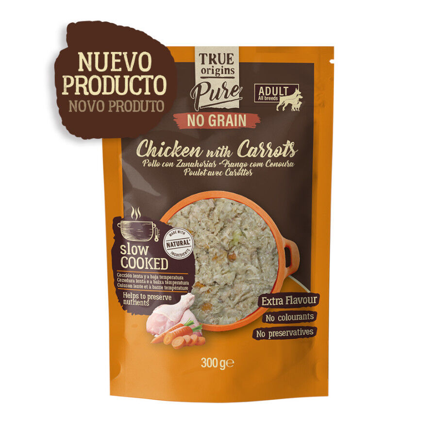 300 g True Origins Pure Gently Coocked Pollo sobre para perros, , large Imagen numero 2
