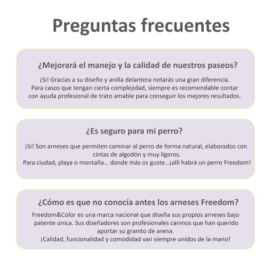 Freedom and Color Arn&eacute;s Anti-tirones Negro para perros, , large indicador imagen numero 6