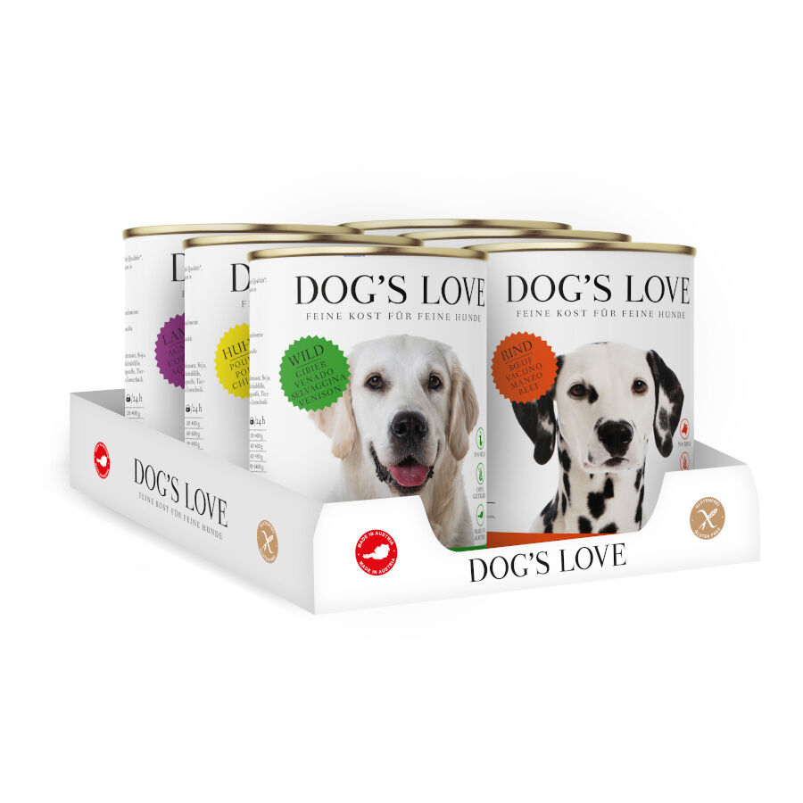 6 latas x 400 g Dog's Love Adulto lata para perros, , large indicador imagen numero 2