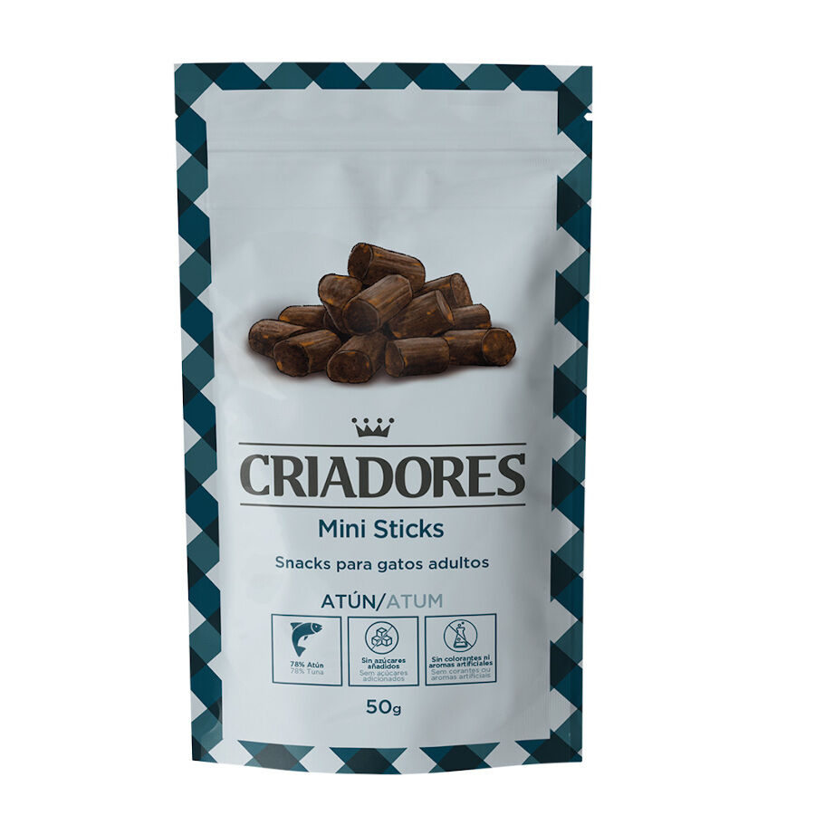 50 g Criadores Sticks Mini Piccolinis de At&uacute;n para gatos, , large Imagen numero 1