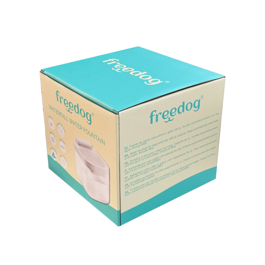 3 L Freedog Freeflow Fuente Autom&aacute;tica Blanca para perros y gatos, , large Imagen numero 7